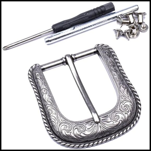 Western Cowboy Belt Buckle Replacement for 1.5\